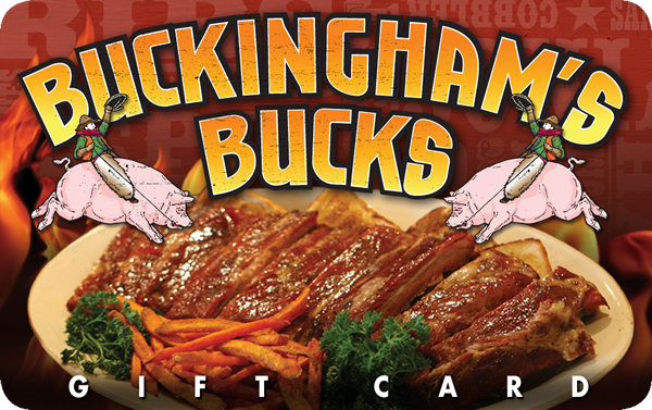 Buckingham's BBQ Gift Cards