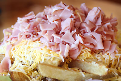 Basket: Ham and Cheese Fries